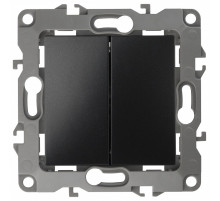 Переключатель двухклавишный без рамки Эра Эра 12 12-1106-05