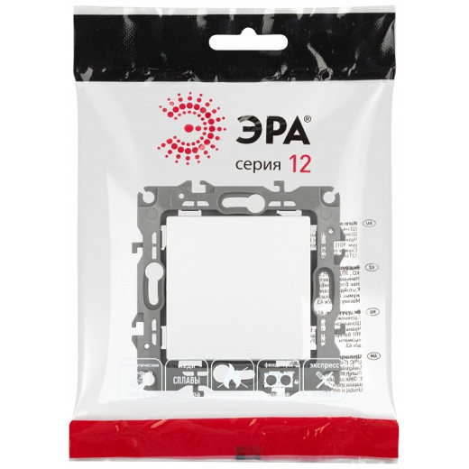 Переключатель одноклавишный без рамки Эра Эра 12 12-1103-01М