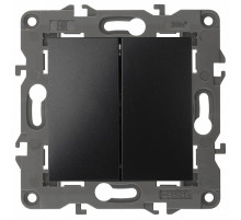 Переключатель перекрестный двухклавишный без рамки Эра Эра Elegance 14-1112-05