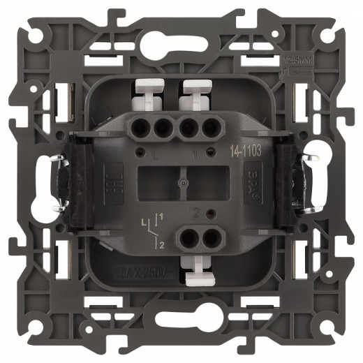 Переключатель одноклавишный без рамки Эра Эра Elegance 14-1103-16