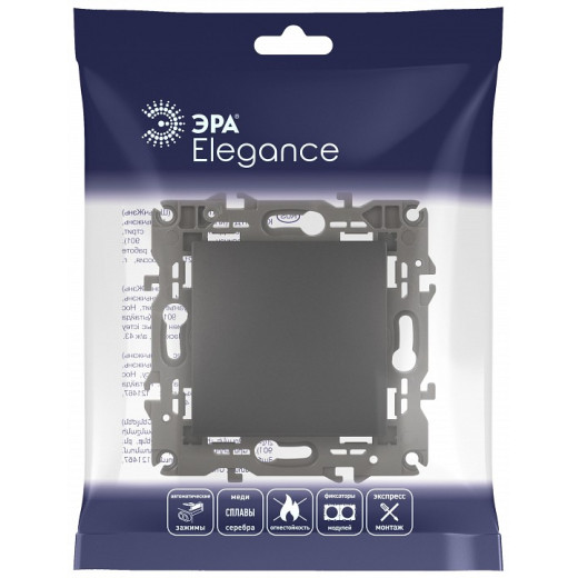 Переключатель перекрестный одноклавишный без рамки Эра Эра Elegance 14-1108-05