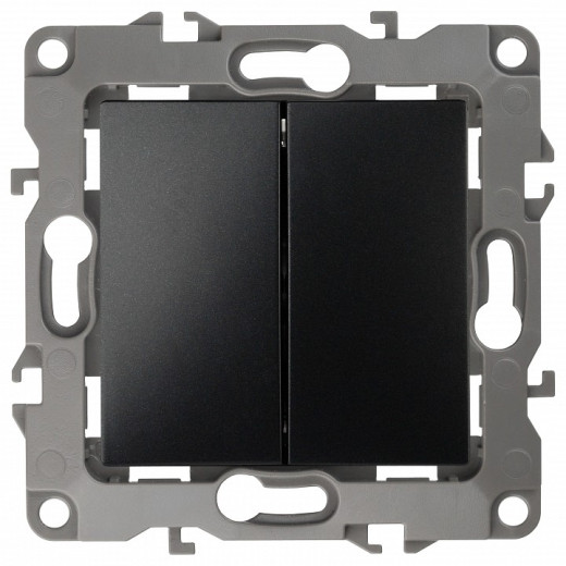 Переключатель перекрестный двухклавишный без рамки Эра Эра 12 12-1112-05