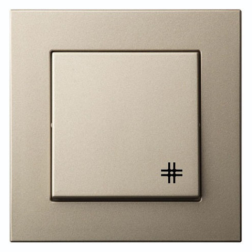 Переключатель перекрестный одноклавишный без рамки LIREGUS EPSILON 28-305