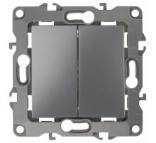 Переключатель перекрестный двухклавишный без рамки Эра Эра 12 12-1112-12