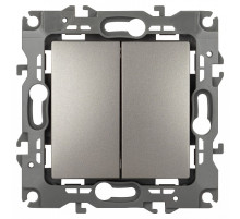 Переключатель двухклавишный без рамки Эра Эра 12 12-1112-16