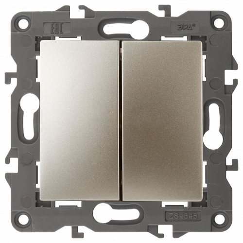 Переключатель перекрестный двухклавишный без рамки Эра Эра 12 12-1112-04