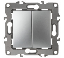 Переключатель перекрестный двухклавишный без рамки Эра Эра 12 12-1112-03