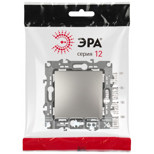 Переключатель одноклавишный без рамки Эра Эра 12 12-1103-16