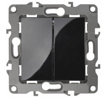 Переключатель двухклавишный без рамки Эра Эра 12 12-1104-06