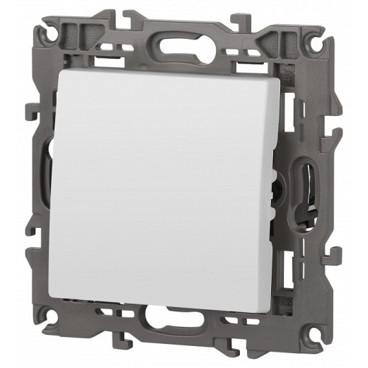 Переключатель перекрестный одноклавишный без рамки Эра Эра Elegance 14-1108-01М