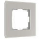 Рамка из стекла на 1 пост Senso дымчатый soft-touch W0013117