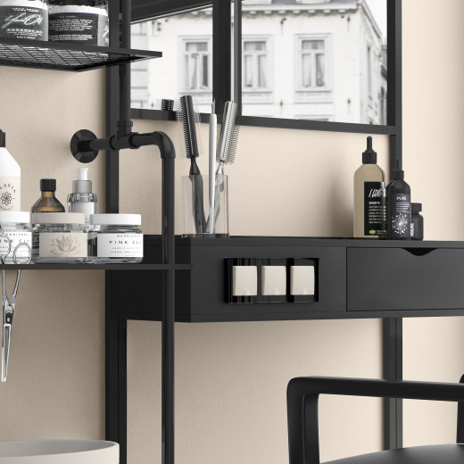 Рамка из стекла на 3 поста Favorit черный W0031108