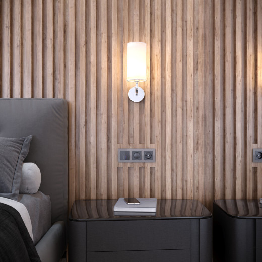 Рамка из акрила на 3 поста Acrylic графит W0032704