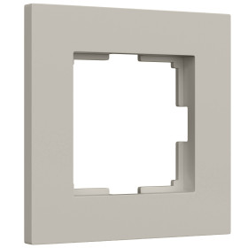 W0012917/ Рамка на 1 пост Slab (дымчатый софт) W0012917