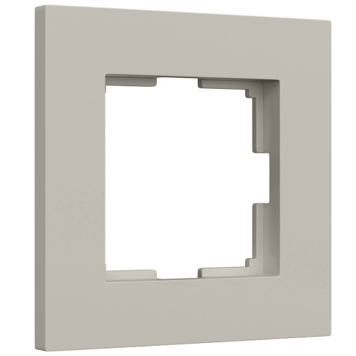 W0012917/ Рамка на 1 пост Slab (дымчатый софт) W0012917