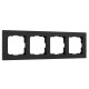 Рамка из поликарбоната на 4 поста Hammer черный W0042408
