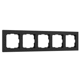 Рамка из поликарбоната на 5 постов Hammer черный W0052408