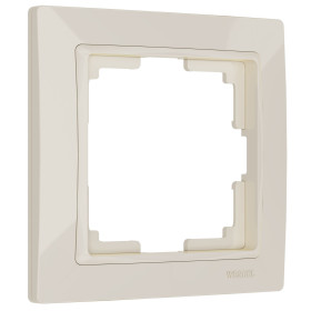 Рамка из поликарбоната на 1 пост Snabb Basic слоновая кость W0012003