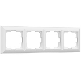 Рамка из пластика на 4 поста Fiore белый W0042201