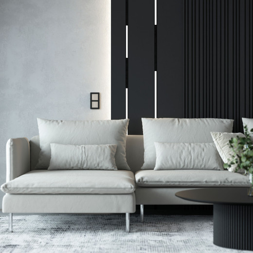 Сенсорный выключатель одноклавишный с подсветкой (дымчатый) W4512014