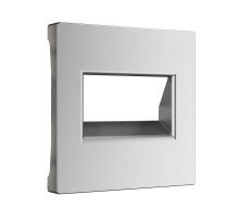 Накладка для двойной розетки Еthernet RJ-45 (серебряный матовый) W1191165