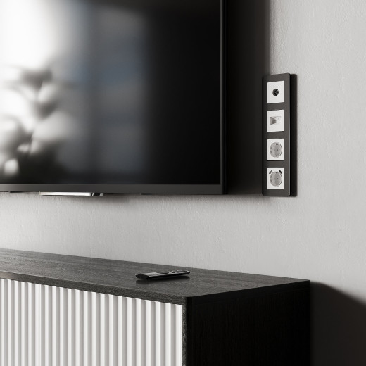 Розетка двойная Ethernet RJ-45 (белый матовый) W1181161