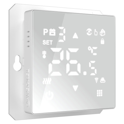Умный сенсорный терморегулятор для теплого пола белый W1151201