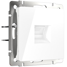 Розетка Ethernet RJ-45 cat. 6A экранированная (белый) W5120101