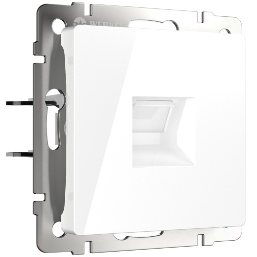 Розетка Ethernet RJ-45 cat. 6A экранированная (белый) W5120101