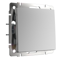 W1110006/ Выключатель одноклавишный (серебряный) W1110006