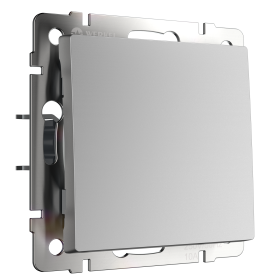 W1110006/ Выключатель одноклавишный (серебряный) W1110006