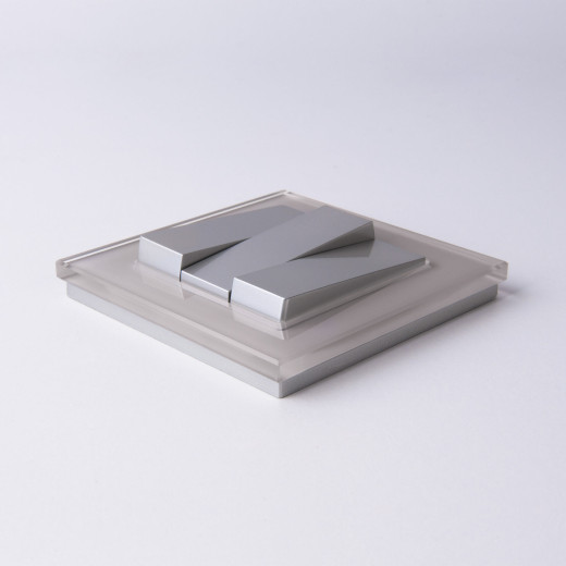 W1130006/ Выключатель трехклавишный (серебряный) W1130006