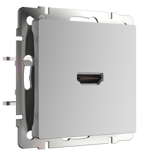 Розетка HDMI серебряный WL06-60-11