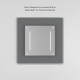 Сенсорный выключатель двухклавишный с подсветкой серебряный W4522006
