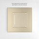 Умный сенсорный выключатель одноклавишный (шампань) W4513011