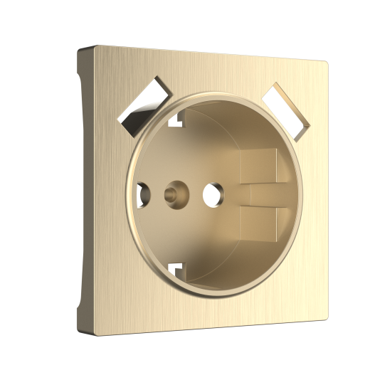 Накладка  для розетки USB (шампань рифленый) W1179510