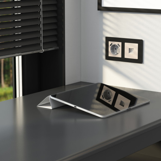 Розетка Ethernet RJ-45 (перламутровый рифленый) W1181013