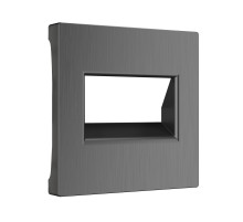 Накладка для двойной розетки Еthernet RJ-45 (графит рифленый) W1191104