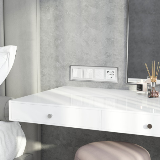 Набор клавиш для выключателя трехклавишного (Hammer белый) W1239001