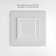 Умный сенсорный выключатель двухклавишный (белый) W4523001