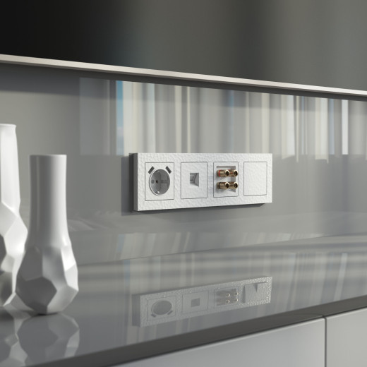 Акустическая розетка (Hammer белый) W1285001