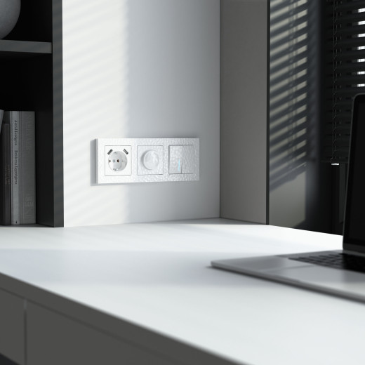 Накладка для розетки USB (Hammer белый) W1279501