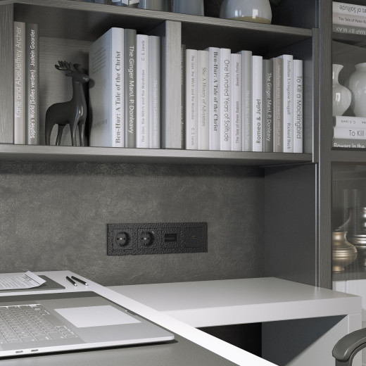 Накладка для розетки HDMI (Hammar черный) W1296008