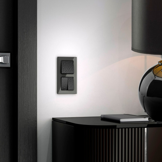 Клавиша для выключателя перекрестного (Hammar черный) W1219008