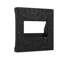 Накладка для двойной розетки Еthernet RJ-45 (Hammar черный) W1291108