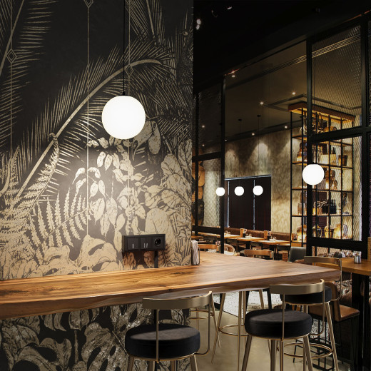 Коробка для накладного монтажа черный W8000008