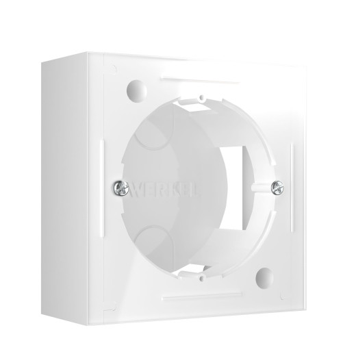 Коробка для накладного монтажа белый W8000001