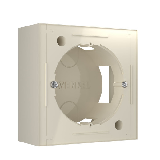 Коробка для накладного монтажа слоновая кость W8000003