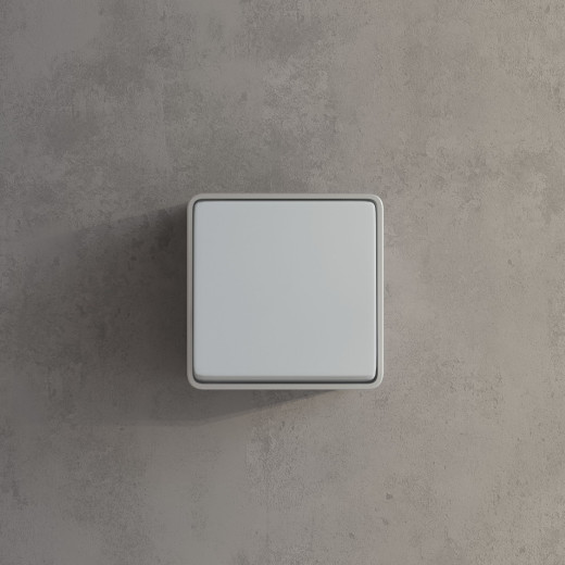 Выключатель одноклавишный Gallant белый W5010001