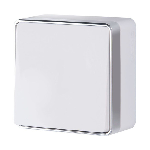 Выключатель одноклавишный Gallant белый W5010001